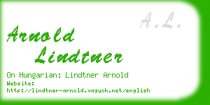 arnold lindtner business card